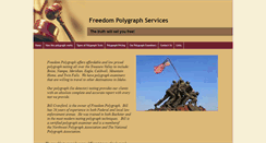 Desktop Screenshot of freedompolygraph.com